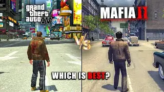 GTA 4 vs Mafia 2 Physics Comparison - Which is Best ? | The Ultimate Open-World Showdown
