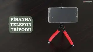 A101' de Satılan Pirhana Ahtapot Tripod -  Telefon Tutucu; Par&ccedil;aları, Montajı, Kullanımı, &Ouml;l&ccedil;&uuml;leri
