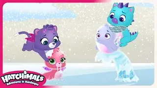 It's TOO Cold for the New Hatches | Hatchimals Advntures in Hatchtopia | Cartoons for Kids