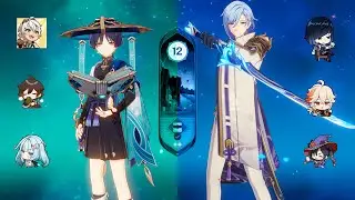 {Genshin Impact} Abyss 4.7 Hypercarry C0 Wanderer and Mono Hydro C0 Ayato