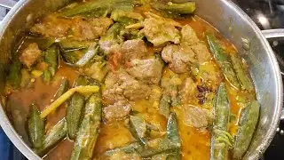 How To Make BHINDI GHOST | Bhindi Ghost kasy banayain  #okra #bhindigosht #humsajidabaigkefamily