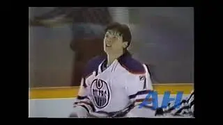 NHL Nov. 29, 1993 Edmonton Oilers v Dallas Stars (R) Jason Arnott v Dave Barr