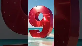 9 to 0 Multi-Style Numbers Countdown ⏳ With Voice | Stylish Timer for All Uses #countdown #shorts