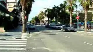 Ambulance passing on Carrer Siutat de Reus Salou