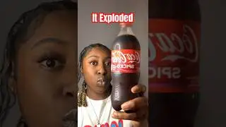Coca Cola &lsquo;Spiced&rsquo; Flavor! 🔥 #cocacola #spiced #review #drinks #pop #snacks #sweet #spicy #explode
