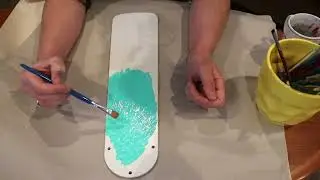 ceiling fan blade art