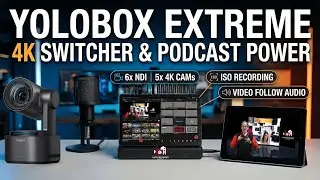 Yolobox Extreme - Mehr als nur Streaming! Ein  ultimative mobile Studio.4K ISO Recording & Switcher