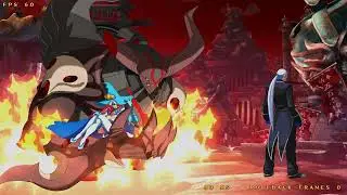 BlazBlue Centralfiction room matches- Jormang (Nine) VS drive0 (Valkenhayn)