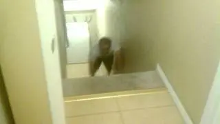 Ronny Dorian practicing earth quake drills