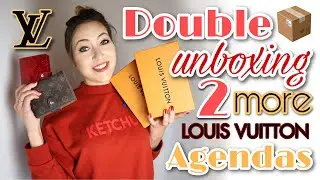 LV double UNBOXING - 2 more Agenda PMs for my Louis Vuitton collection