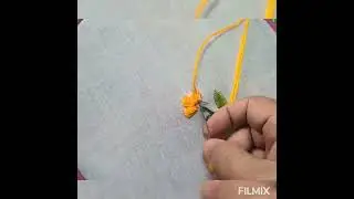 Hand embroidery ll allover little flower embroidery design ll
