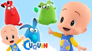 Learn with Cuquin and Ghost's Surpise eggs | Educational videos