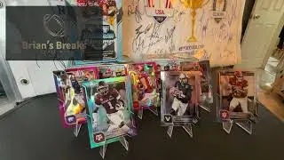 Round 3! Box battle w/@BriansBreaks555 2025 Bowman Chrome U Football #cards #ncaa #packopening