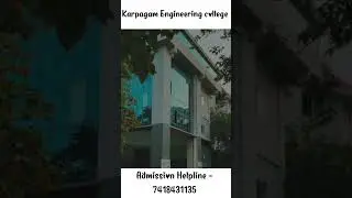 Karpagam Engineering college #engineering #course #best #details #tamil