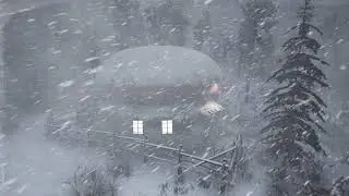 EPIC DEADLY BRUTAL ARCTIC WIND with EXTREME COLD (-71 DEGREES) & blizzard for sleep. SEVERE WINTER
