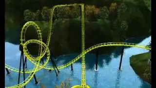 Loch Ness Monster Roller Coaster Ride