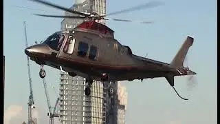 Battersea heliport 04/11/2020 last day before UK CV19 lock down , inc D HERI AW109