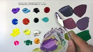 Beautiful Random color mixing ❤️🌈🍀| asmr colors #colormixing #asmr #satisfying 