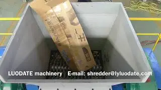 Cardboard shredding machine, industrial paper shredder machine for sale