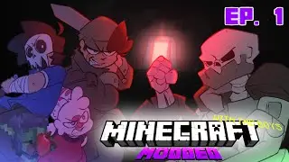 GOBLIN BUDDY! Also we fight a mutant skeleton and find a portal | MINECRAFT WITH THE BOYS MODDED