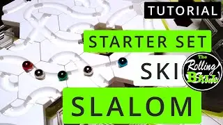 Gravitrax IDEA for 1 STARTER SET: Satisfying SKI SLALOM (Tutorial)