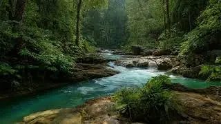 Continuous River Flow Sleep Ambience Supporting Balanced Rest