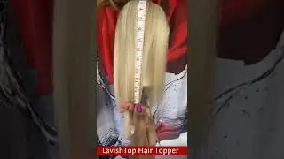 Hair Topper Root Smudge | Hair toppers for women with thinning hair