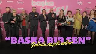 “Başka Bir Sen” filmi oyuncuları kırmızı halıda basın mensuplarının sorularını yanıtladılar