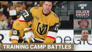 Vegas Golden Knights training camp battles: Karlsson vs. Hertl, Hutton vs. Lauzon, who makes PP1?
