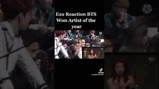 Exo Reaction 😱😱BTS Won Artists of the year part 2