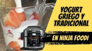 Prepara Yogurt Casero Tradicional y Griego con Ninja Foodi de Manera Fácil