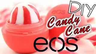 EOS selber machen DEUTSCH I DIY EOS Candy Cane Lip Balm I Geschenkidee I Lippenbalsam herstellen
