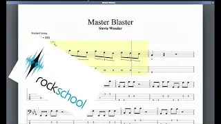 Master Blaster (With Vocals) Rockschool Grade 8 Bass