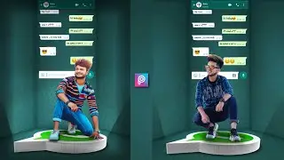 New Whatsapp Chat Concept Photo Editing 2021 | Picsart New Photo Editing |