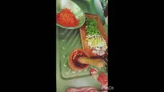 Arroz de 🐷 cerdo y 🐔 pollo bien sabroso 😋