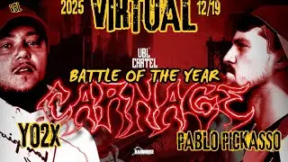 CARNAGE! YO2X VS PABLO PICKASSO #VBL