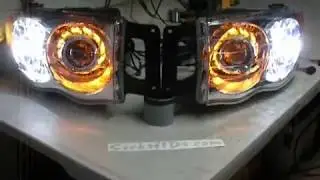 02-05 Dodge Ram #5 - 55 Watt HID / Bi-Xenon Projector Retro-Fit by Sick HIDs