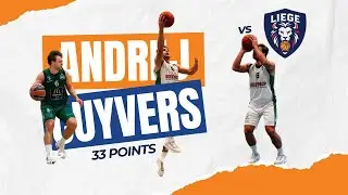 Andrej Cuyvers 33 POINTS vs CB Li&egrave;ge