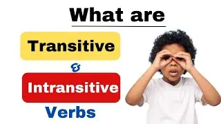 Transitive and Intransitive Verbs|Transitive Verbs|Intransitive Verbs|Urdu/Hindi