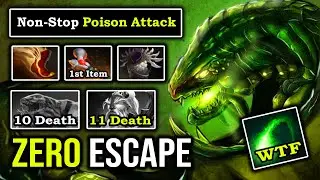 CANCER VIPER MID IS BACK 100% No Escape Non-Stop Poison Attack & First Item Atos Deleted Tide DotA 2
