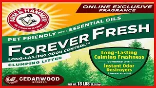 Quality product -  Arm & Hammer Forever Fresh Clumping Cat Litter Cedarwood, MultiCat 18lb