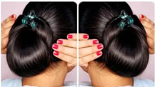 Claw clip hairstyles | Simple Juda hairstyles | Hairstyles for long hair | judabun | Hair style girl