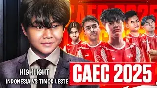 HIGHLIGHT INDONESIA VS TIMOR LESTE | China- ASEAN Esport Competition 2025 MLBB