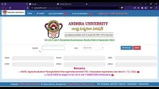 AU Degree 2nd Sem Results 2022 (Out) - Download AU Degree 2022 Results