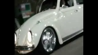 Fusca Branco 1973 rodas FUCHS 