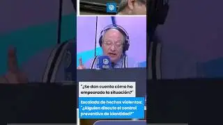 Escalada de hechos violentos: 