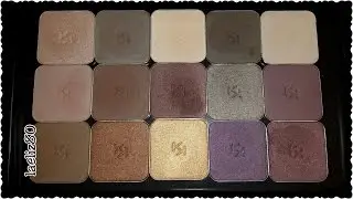Kiko High Pigmented Eyeshadow - la mia palette - Swatches e Review || laeliz80