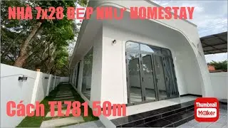 T463 NHÀ 7x28 ĐẸP NHƯ HOMESTAY SÂN VƯỜN CHILL VỊ TRÍ QUÁ ĐẸP 