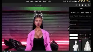 IMVU online game, realistic looking avatar and fashion