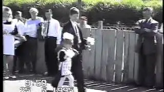 Graduation in Oryol at The New School 25 May 1995 Russian Anthem (Ends)